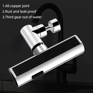 (🎁Father's Day Hot Sale💥 )3 in 1  360° Waterfall Kitchen Faucet Adapter