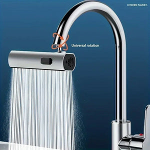 (🎁Father's Day Hot Sale💥 )3 in 1  360° Waterfall Kitchen Faucet Adapter