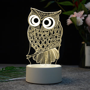 3D LED Table Night Light Lamp