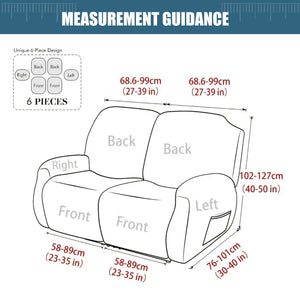 Recliner Sofa Cover Leaves For 1/2/3 Seats