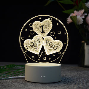 3D LED Table Night Light Lamp