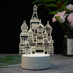 3D LED Table Night Light Lamp